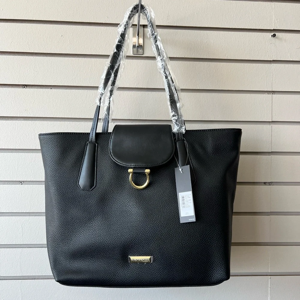 Tahari Women’s Tote Bag. Black and New With Tags! 12” L x 16”W.